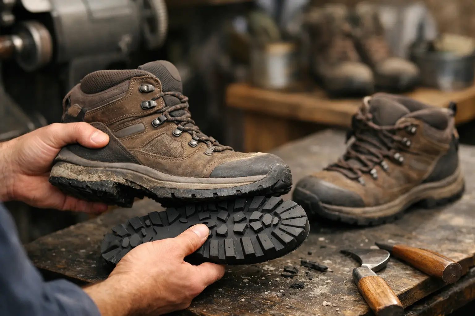 Faire ressemeler ses chaussures de randonnée